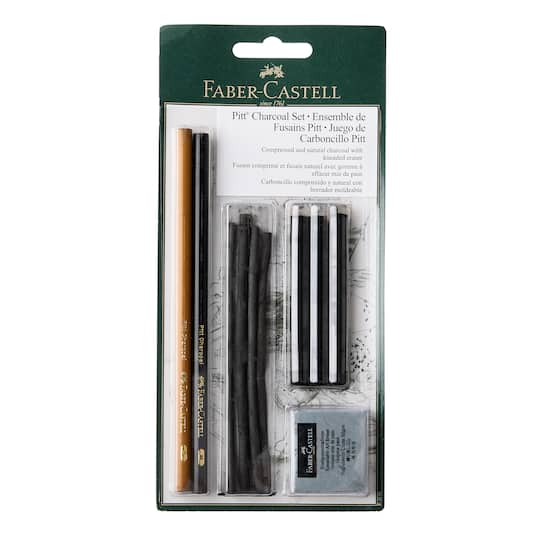 10 Pack: Faber-Castell® 10 Piece Pitt Charcoal Set